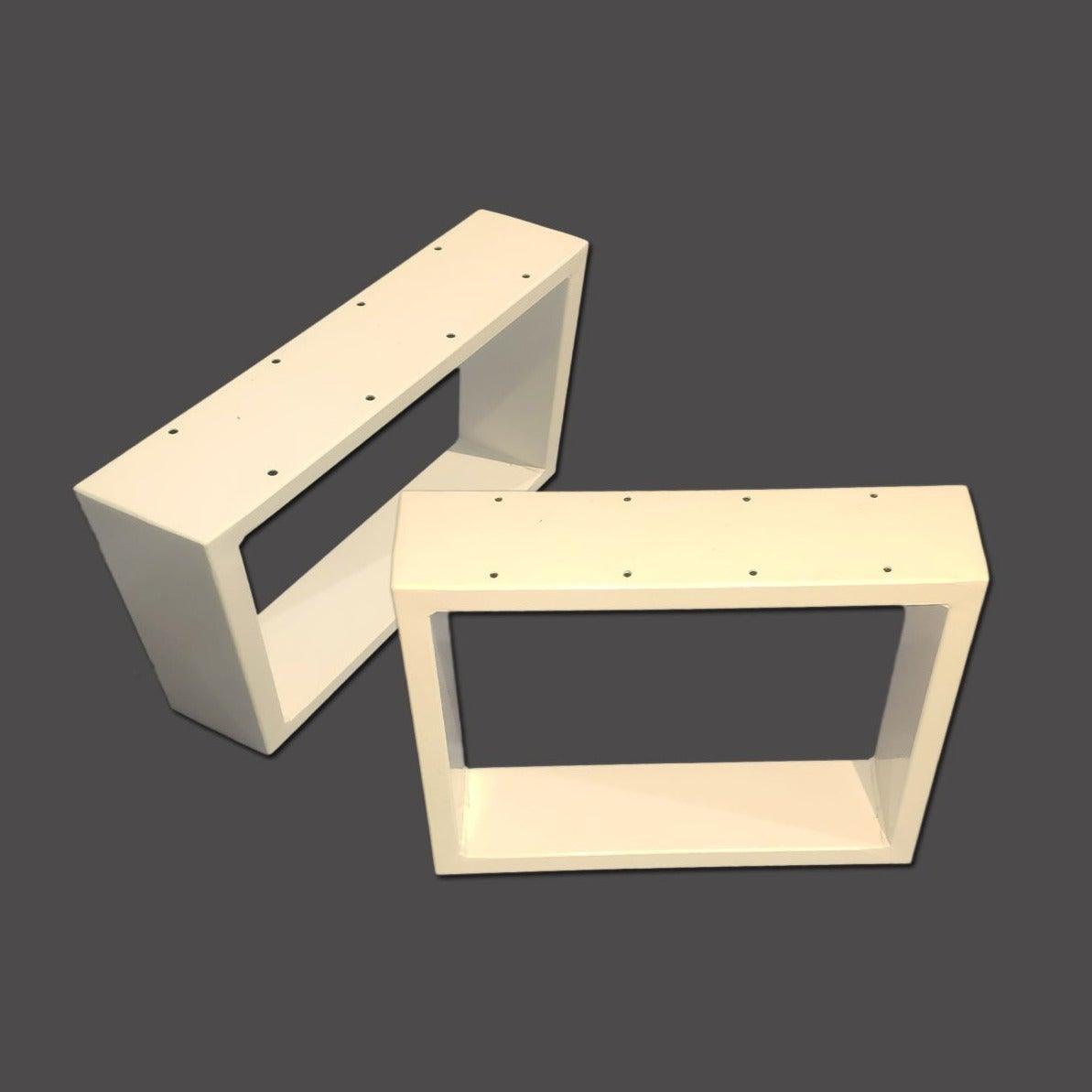 2 Und. PATAS DE TUBO DE 8CM X 2CM Blancas - Welderfire