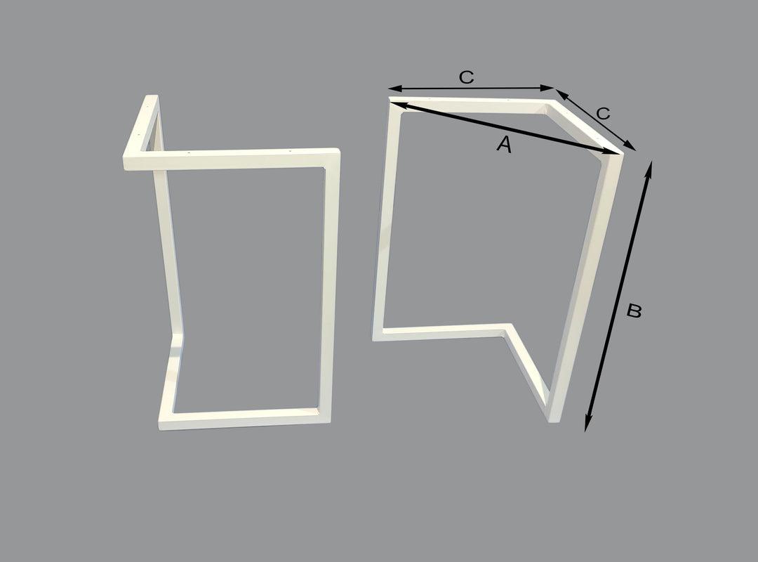 Patas en V de tubo de acero 50 x 50 mm - Welderfire