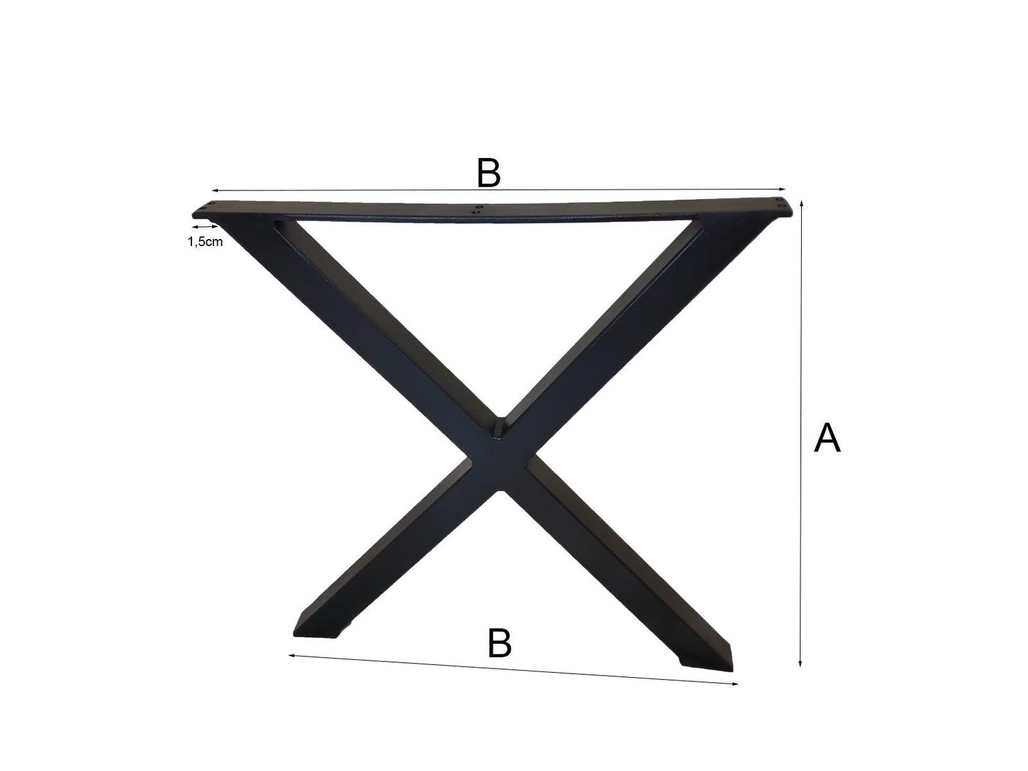 2und. Patas Para Mesa a medida tubo 40x40 mm - Welderfire