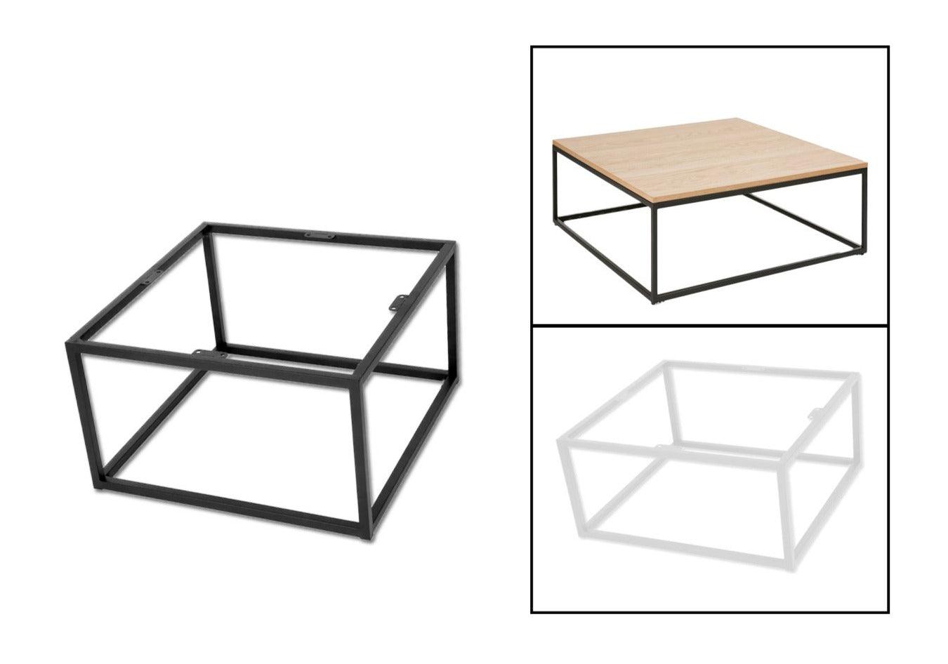 Patas mesa cuadrada metal diy industrial - Welderfire