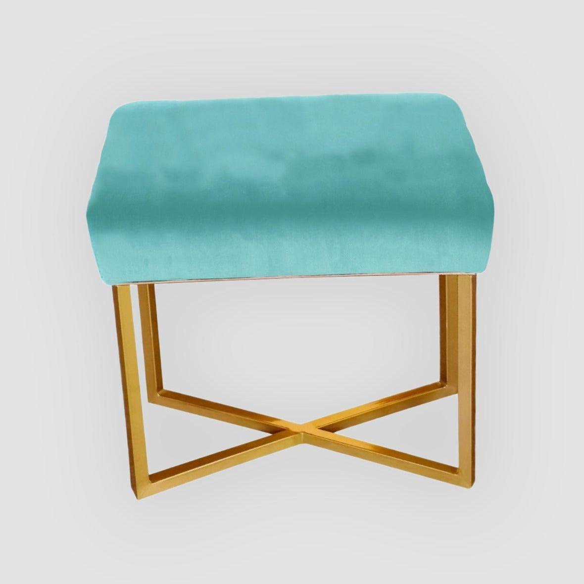 Taburete oro amarillo acolchado de diseño - Welderfire