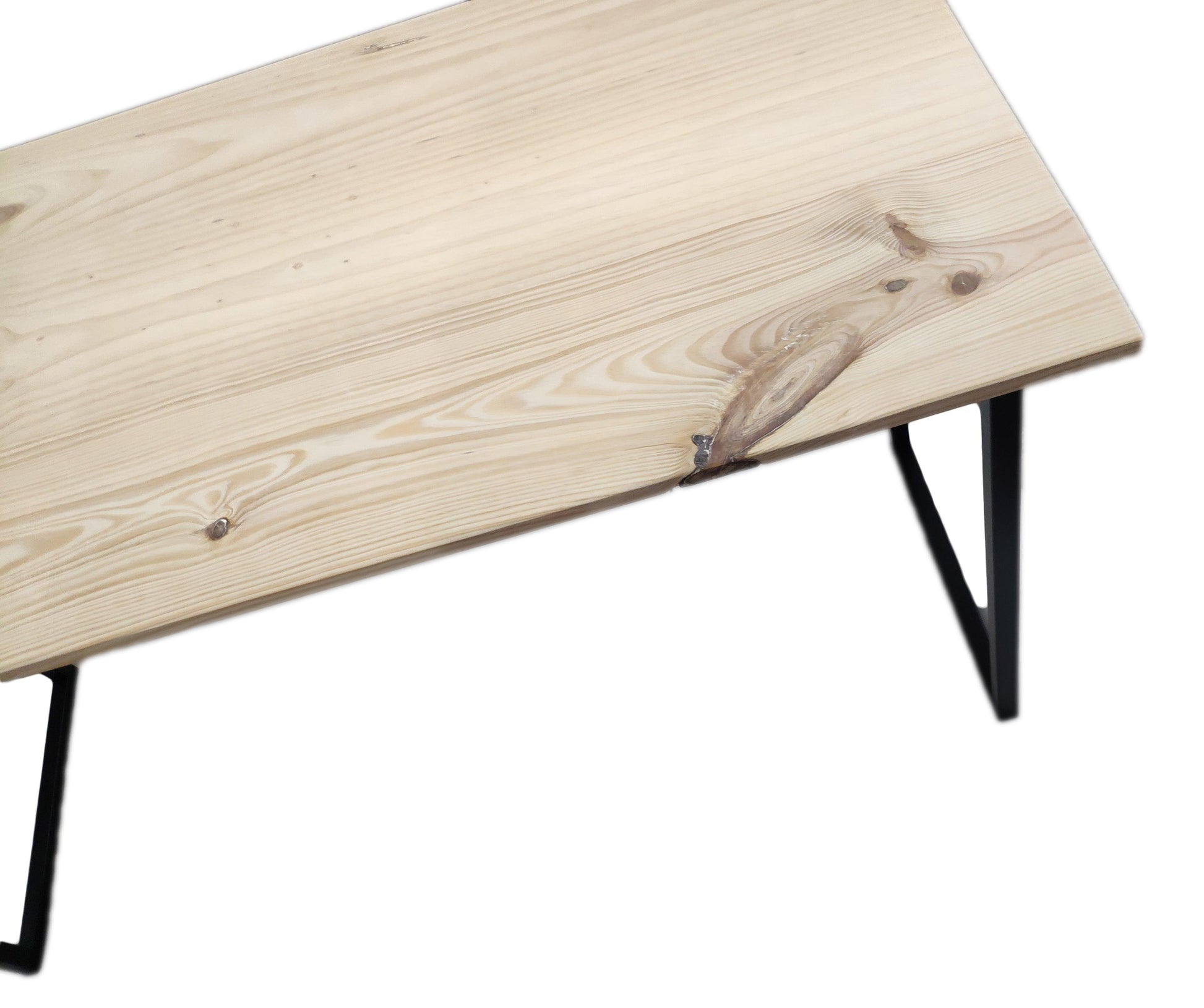 Mesa comedor alta de pino natural - Welderfire