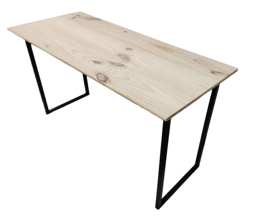 Mesa comedor alta de pino natural - Welderfire