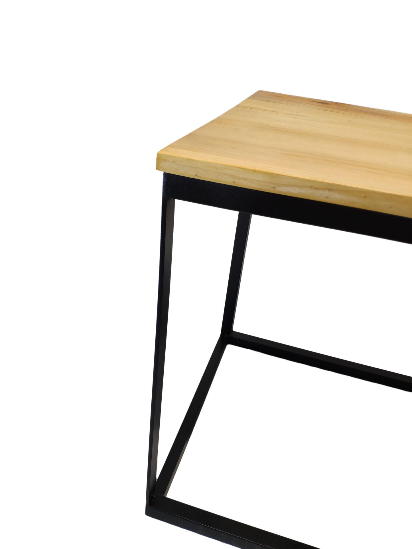 Mesa moderna madera natural de pino - Welderfire