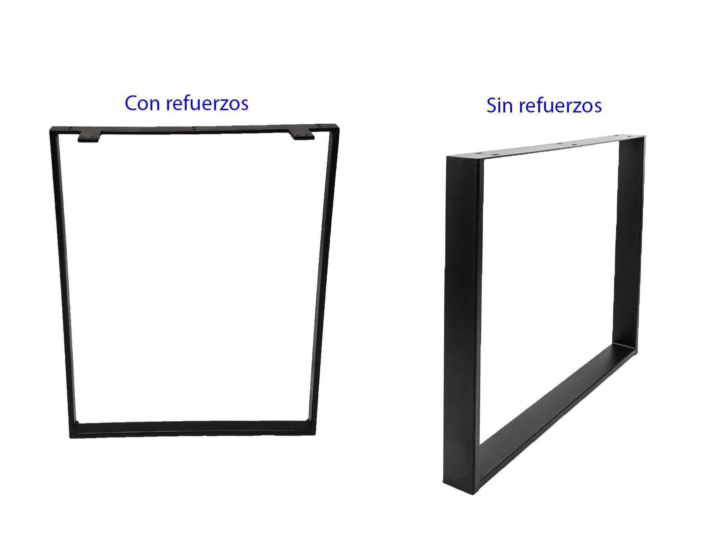 2und. Patas Para Mesa a medida Tubo de 3cm x 1cm - Welderfire