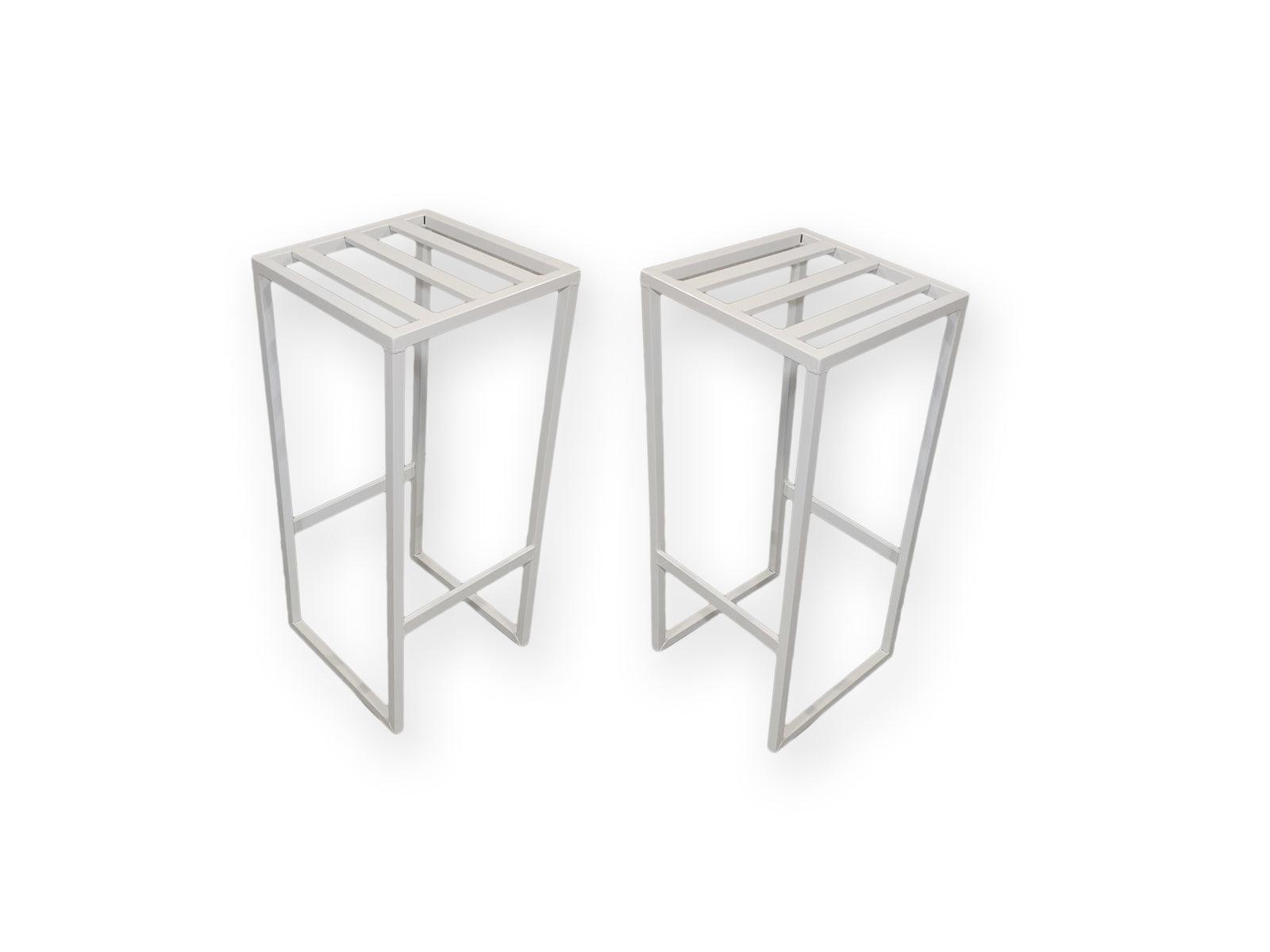 2 taburetes piscina blancos - Welderfire