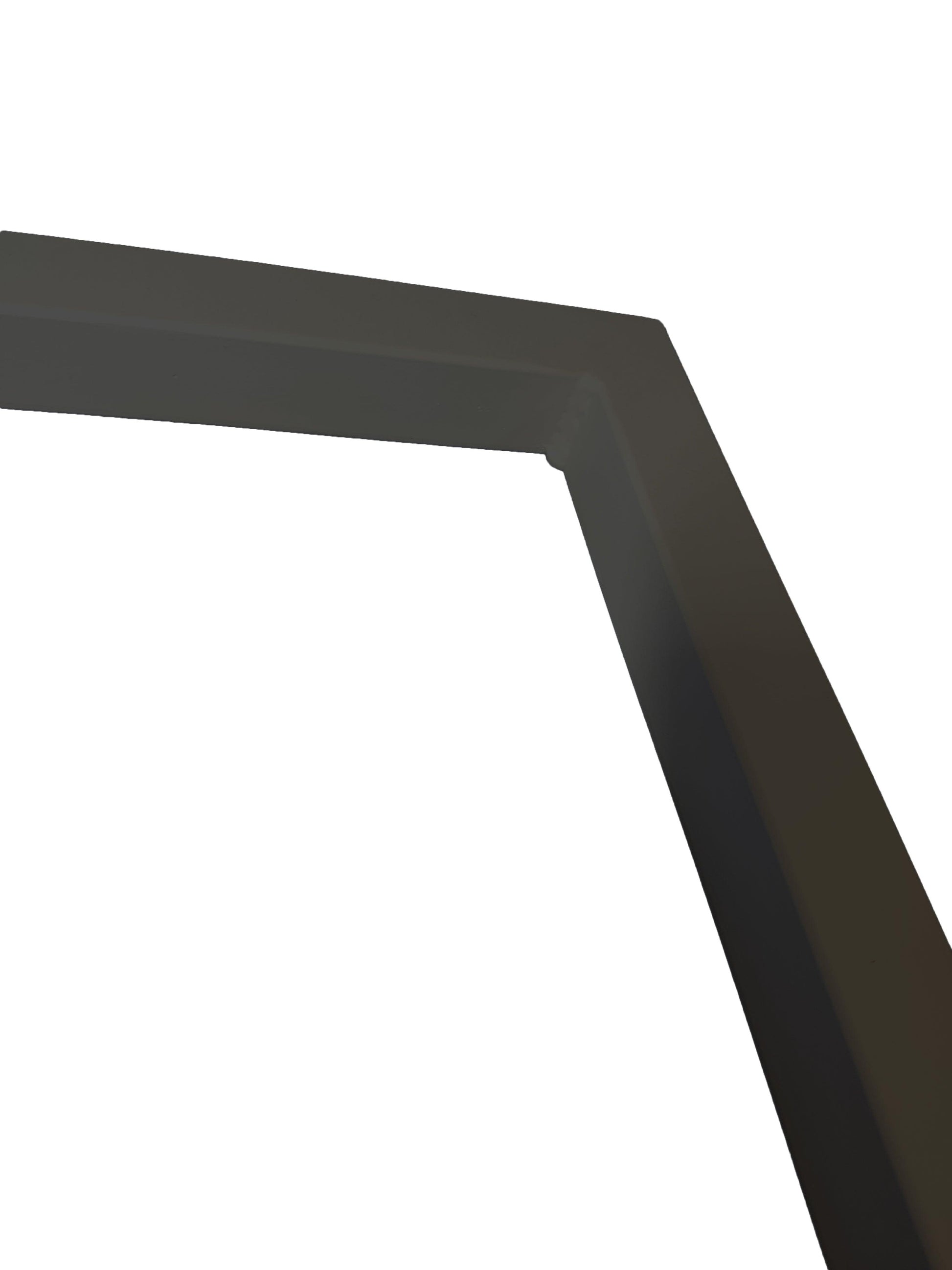 2und. Patas Mesa Moderna en V blanco brillo 100cm alto x A 50cm - Welderfire