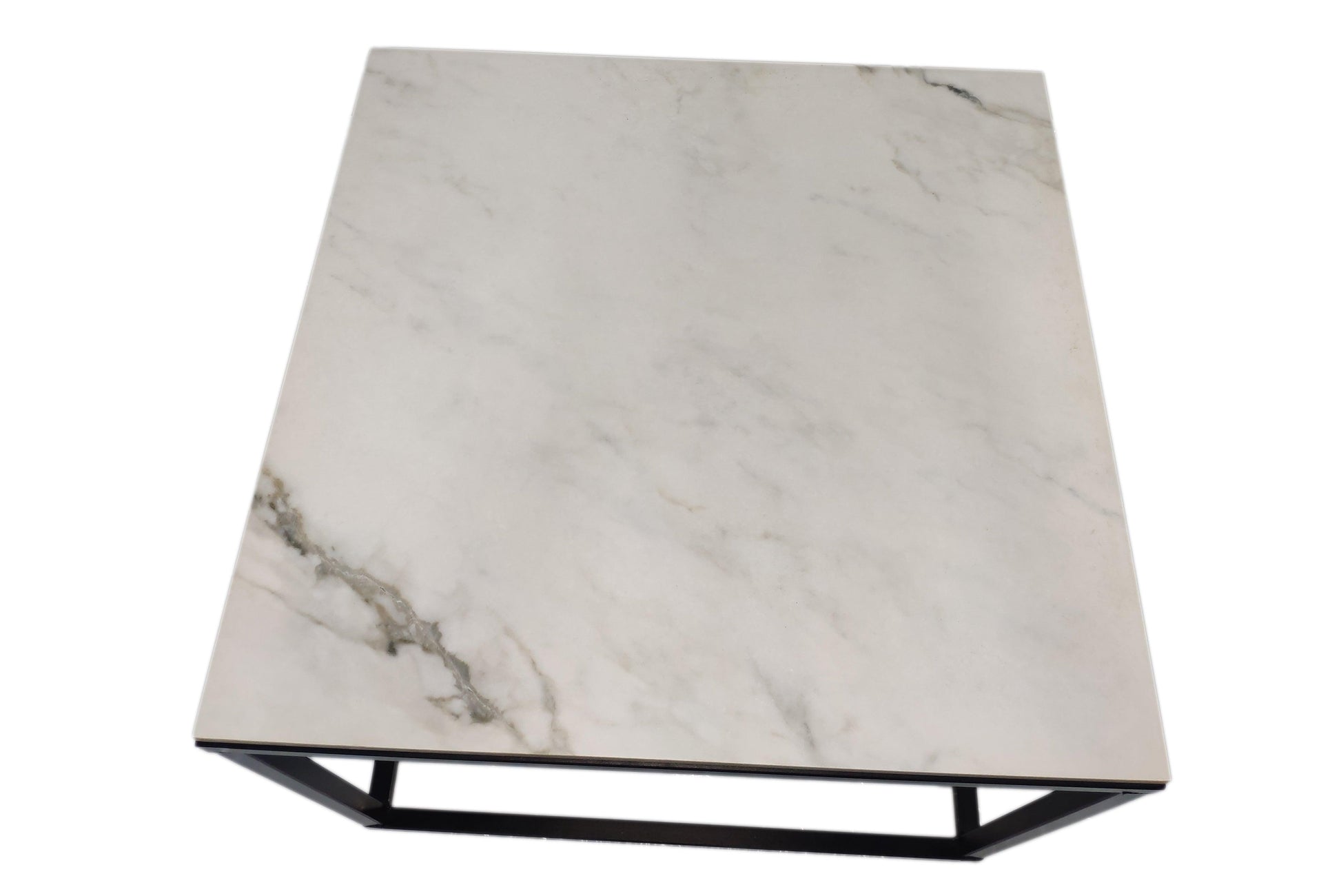 Mesa Negra de acero diseño mármol. - Welderfire
