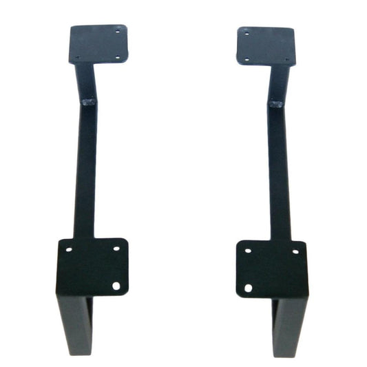 2 Patas blancas metal acero mueble auxiliar Steel Style - Welderfire