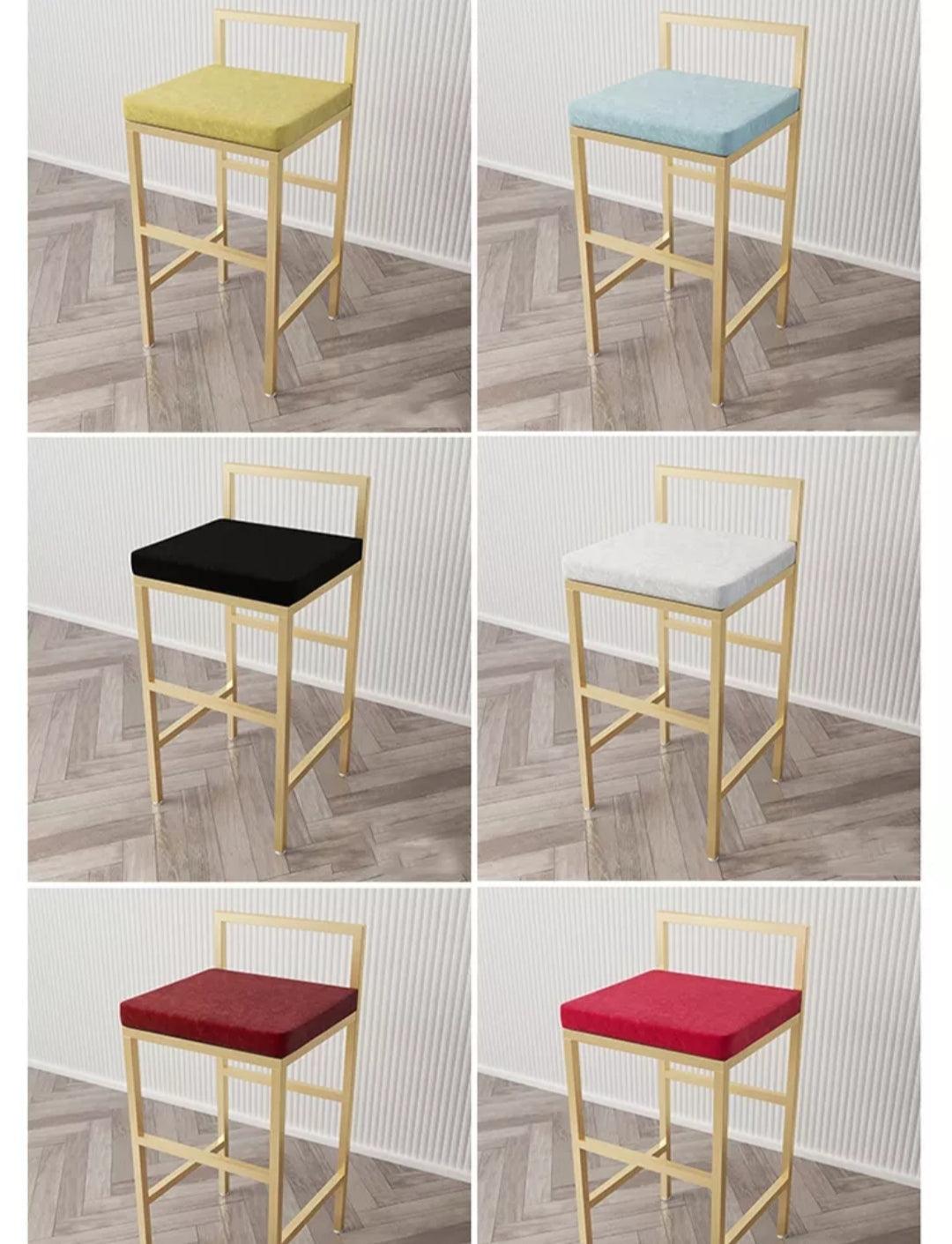 taburetes de color oro personalizables diseño exclusivo