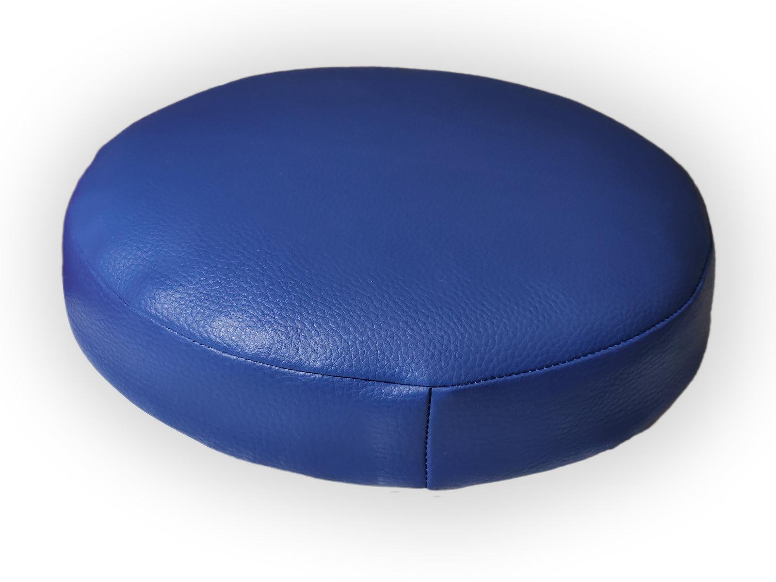 asiento redondo tapizado cuero sintético taburete bar a medida personalizable - Welderfire