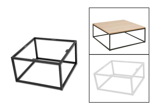 Patas mesa cuadrada metal diy industrial - Welderfire