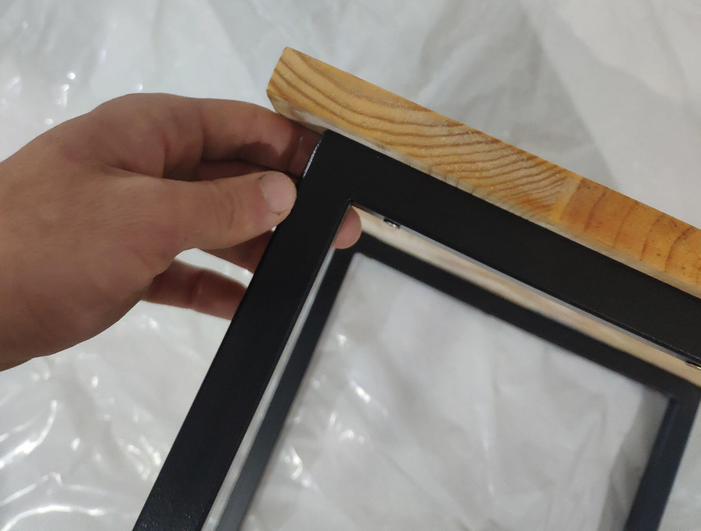 mesilla auxiliar de vidrio de botellas trituradas y resina epoxi - Welderfire