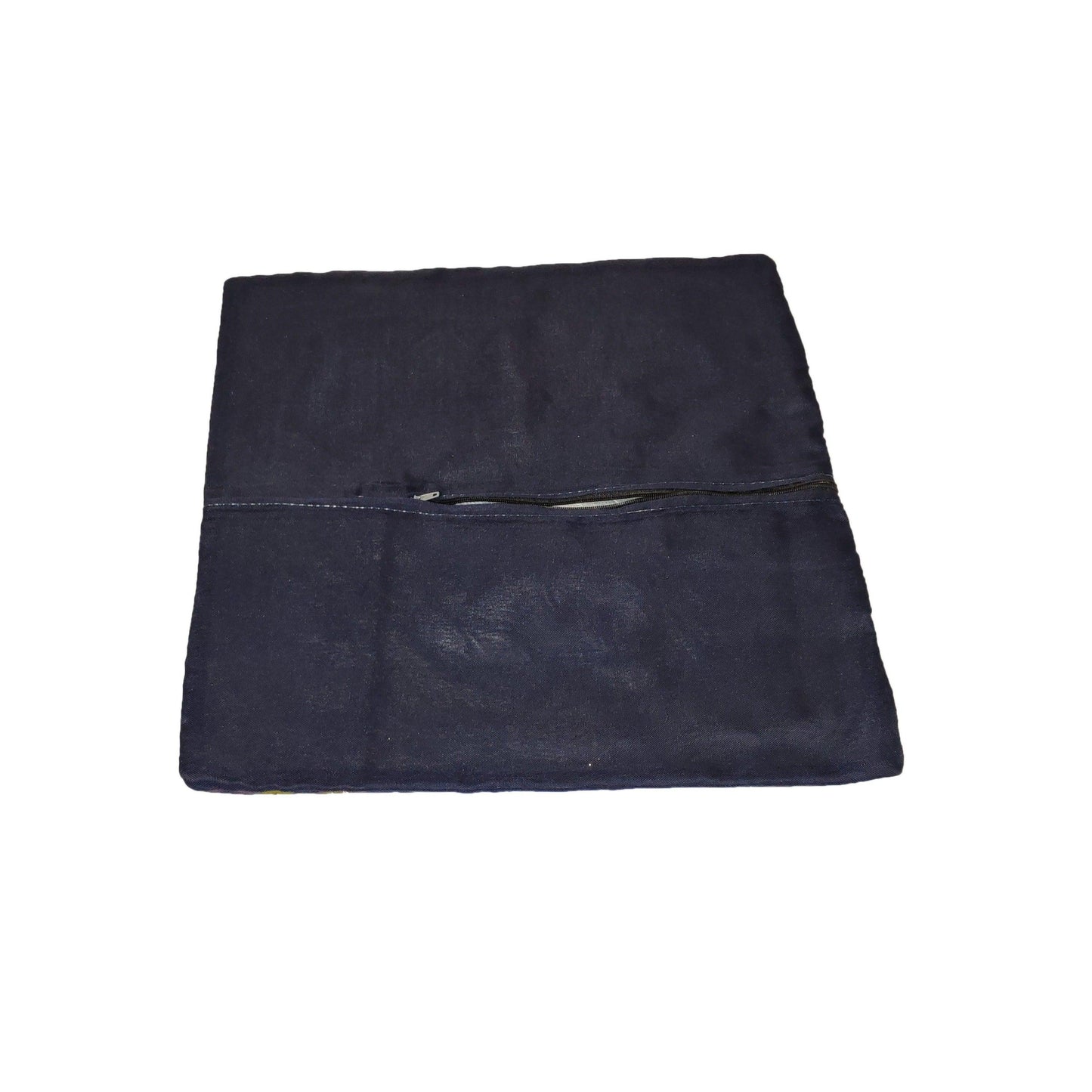 Cojín 30 x 30 cm con relleno estilo marroquí con acabados en color oro negro - Welderfire