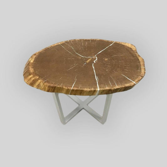 Mesa Premium de tronco de arbol con resina epoxi - Welderfire