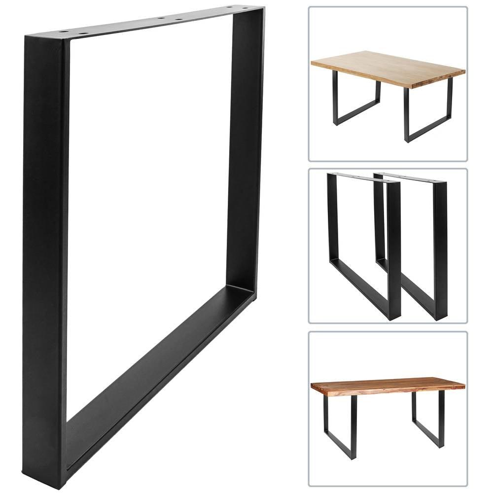 (2UND). Patas Para Mesa A Medida Tubo de 4CM X 2CM Reforzadas - Welderfire