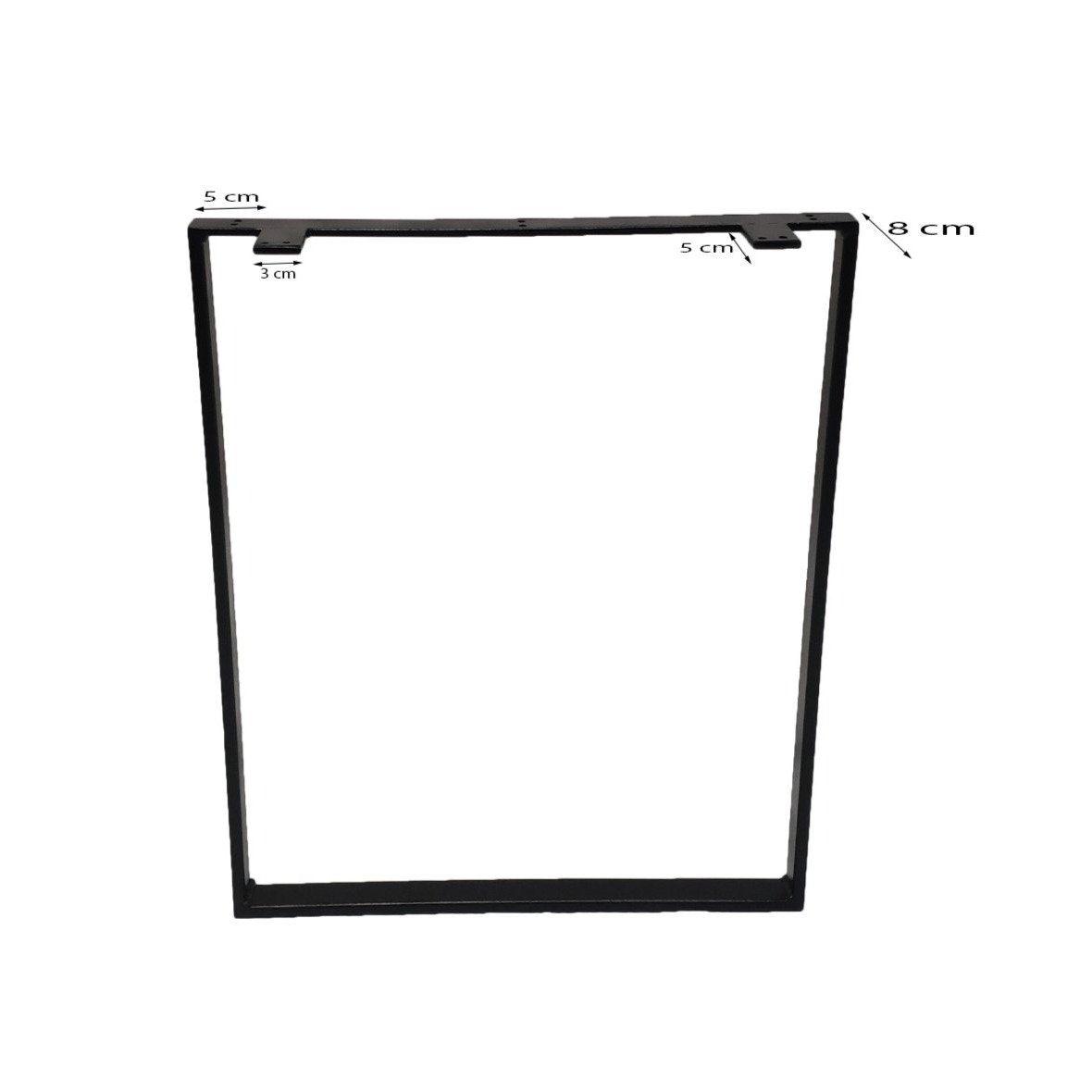 2UND. Patas Para Mesa A Medida Tubo de 4CM X 2CM Reforzadas - Welderfire