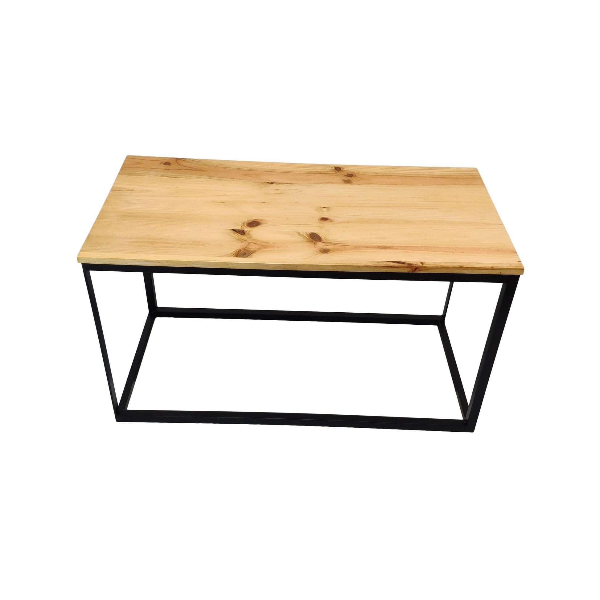 Mesa moderna madera natural de pino - Welderfire