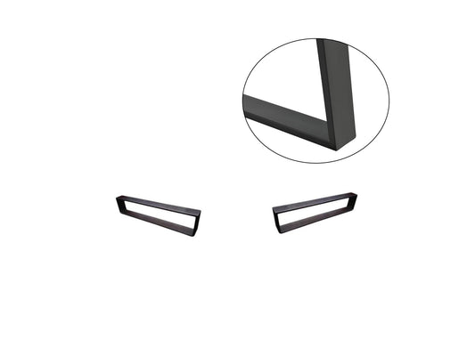 2 patas metalica mueble cuadradas de diseño moderno personalizables tubo 3x1cm