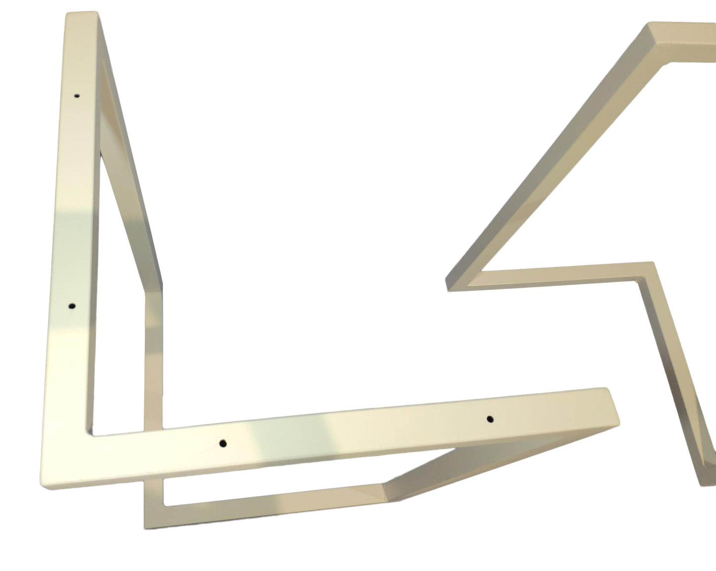 2 Und. Patas en v blancas para mesa DIY - Welderfire