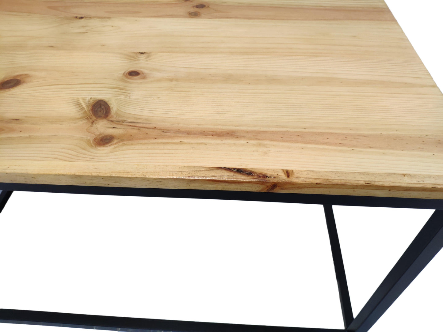 Mesa moderna madera natural de pino - Welderfire