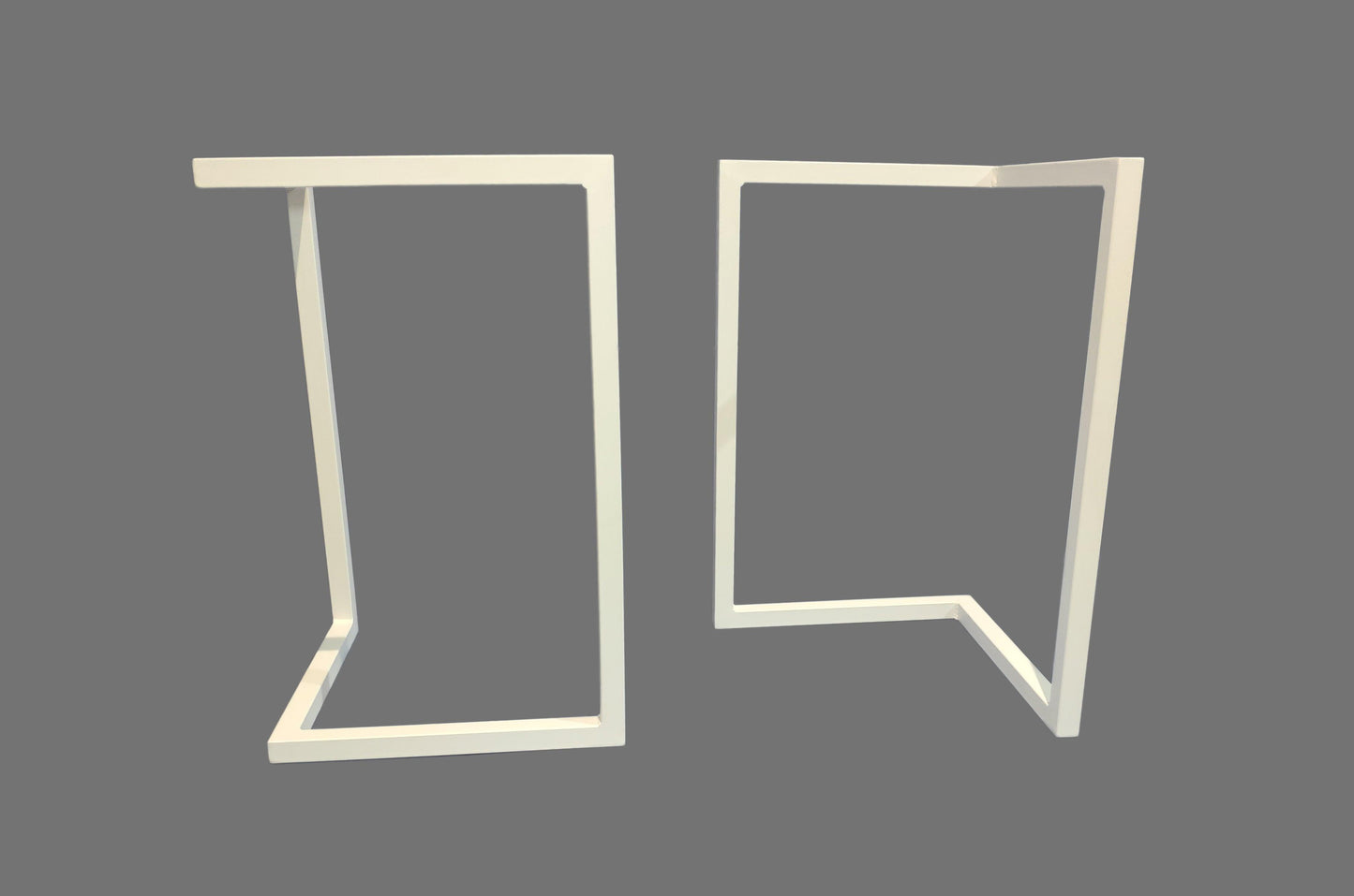 2 Und. Patas en v blancas para mesa DIY - Welderfire