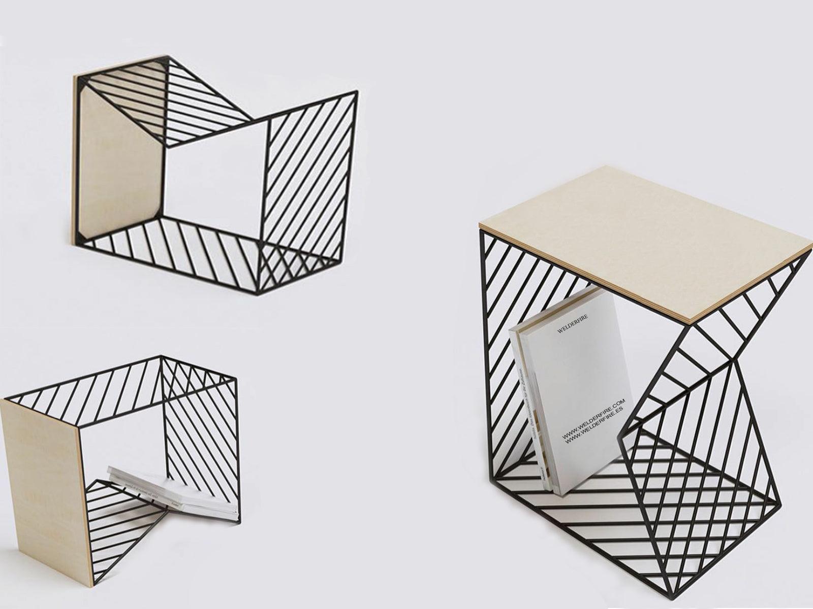 Mesilla auxiliar de diseño madera contrachapada - Welderfire