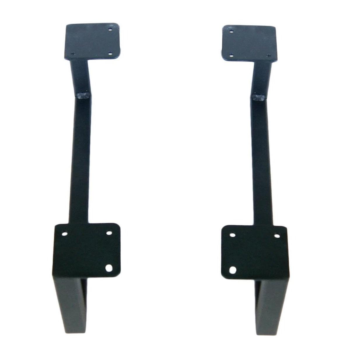 2 patas metal para mueble color negro personalizables