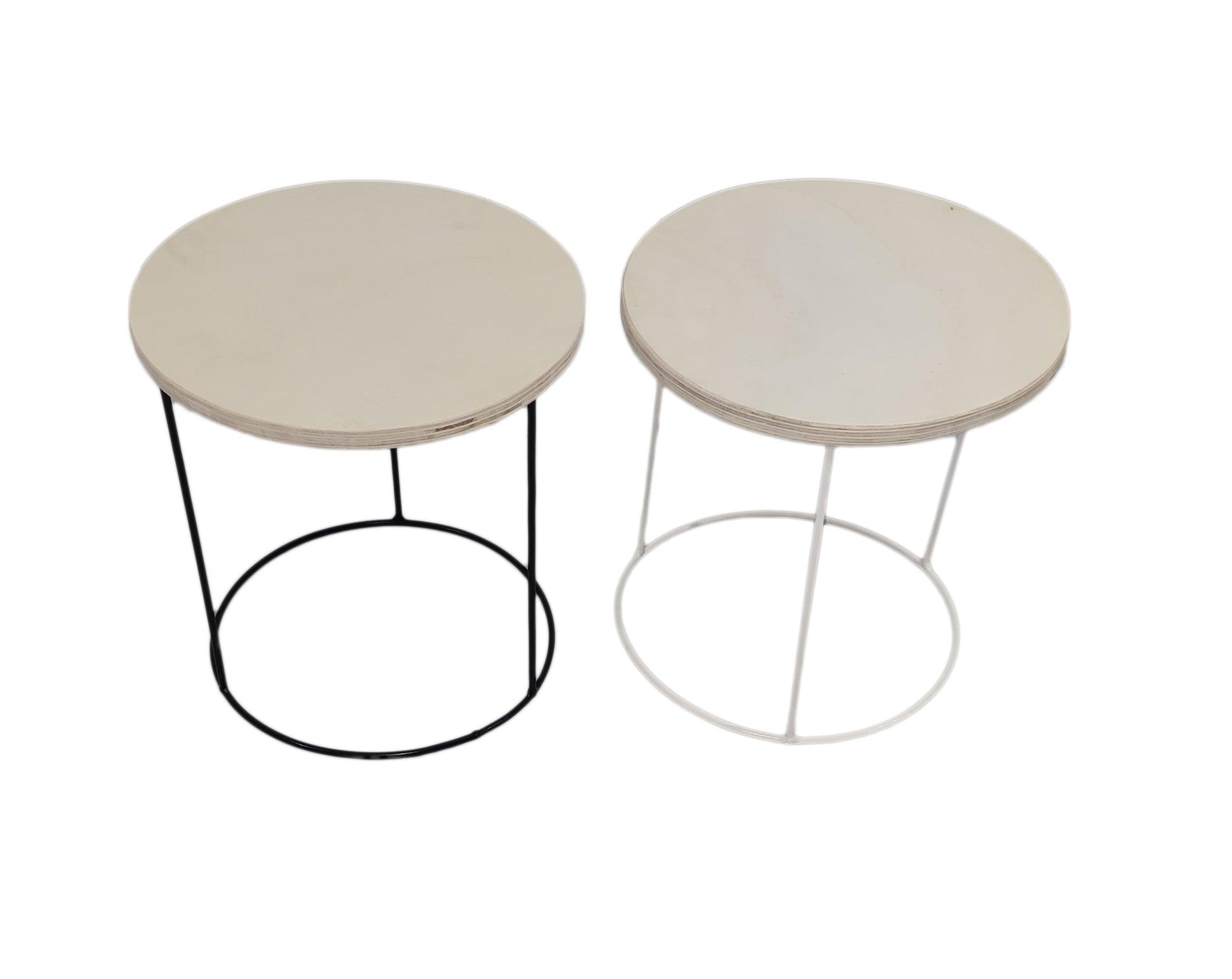 mesilla redonda madera 3 patas - Welderfire